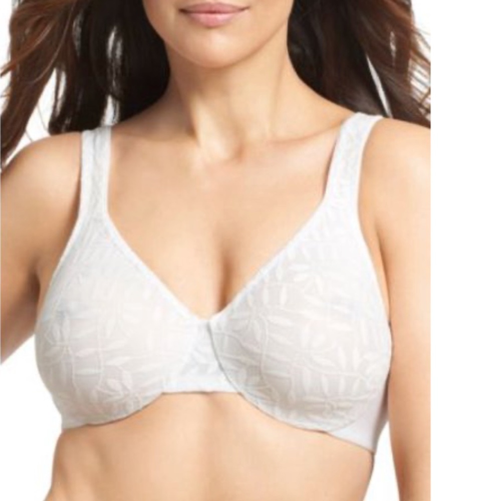 Olga® by Warner's® Sheer Leaves Lace Full-Figure Full-Coverage Minimizer Bra NWT